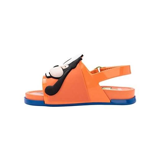 melissa mini beach slide sandal bassi bambina, arancione, 21 eu