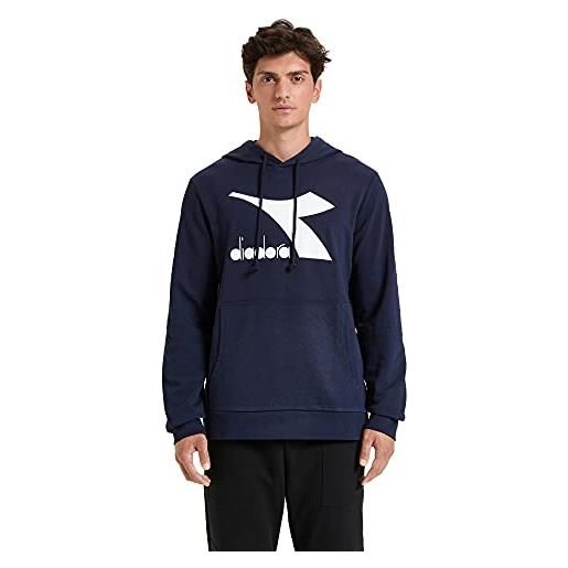 Diadora - felpa hoodie big logo per uomo (eu xl)