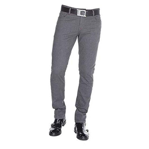Cipo & Baxx cipo baxx - jeans da uomo, slim fit, denim, design mélange, antracite grigio w31