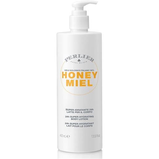 Perlier honey miel - latte per il corpo super idratante 24h, 400ml
