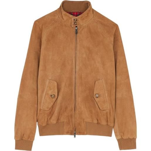 BARACUTA giacca suede g9 uomo tobacco