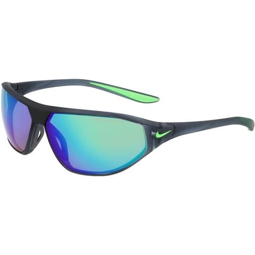 Nike Vision aero swift m dq 0993 sunglasses nero green mirror/cat2