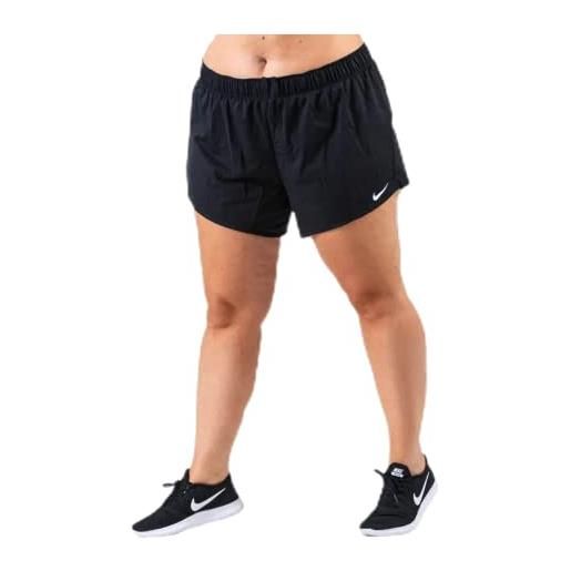 Nike flex training pantaloncino, donna, black/(white), 1x
