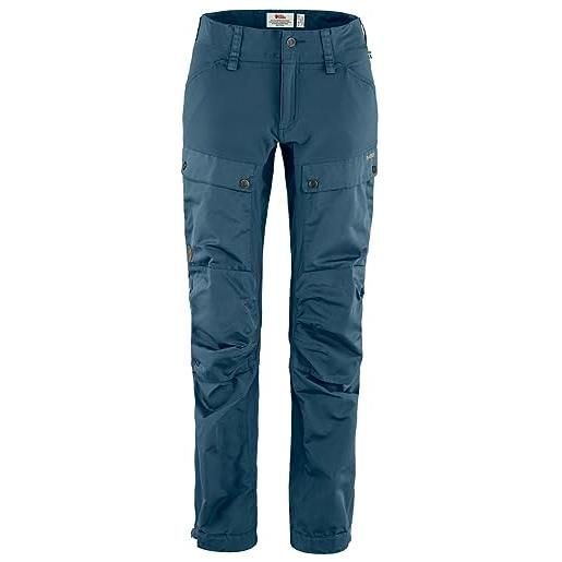 Fjallraven 86706-534 keb trousers w pantaloni sportivi donna indigo blue taglia 34/s