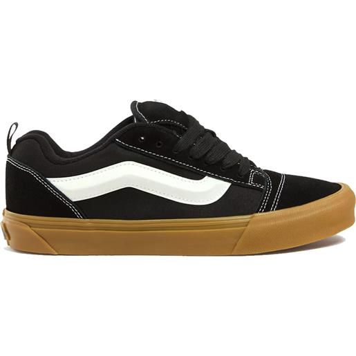 Vans - scarpe da skate spesse - ua knu skool black/gum per uomo - taglia 8,5 us, 9 us, 9,5 us, 10 us, 10,5 us, 11 us - nero