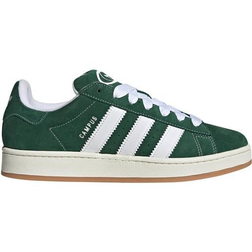 Adidas Original - scarpe da skateboard - campus 00s dark green cloud white off white per uomo in pelle - taglia 8,5 uk, 9 uk, 9,5 uk, 10,5 uk, 10 uk - verde