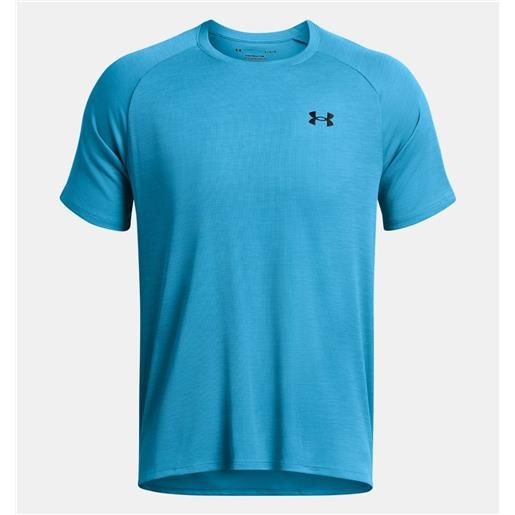 UNDER ARMOUR t-shirt under armour t-shirt tech textured azzurro