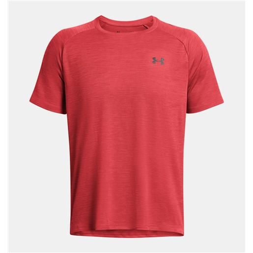 UNDER ARMOUR t-shirt under armour t-shirt tech textured rosso