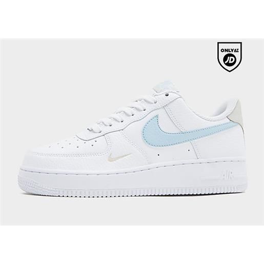 Nike air force 1 low donna, white/light bone/light armoury blue