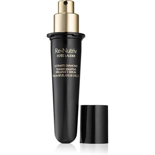 Estee Lauder re-nutriv ultimate diamond transformative brilliance serum refill 30 ml refill trattamento viso rimpolpante levigante ricarica siero