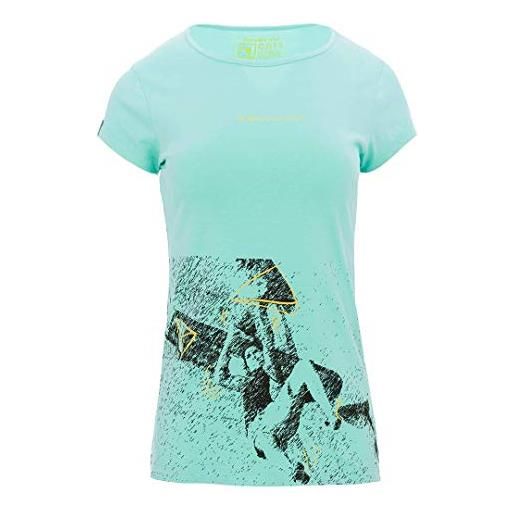 TRANGOWORLD stasa - maglietta da donna, donna, maglietta, pc008356-5bp-xl, verde turchese, xl