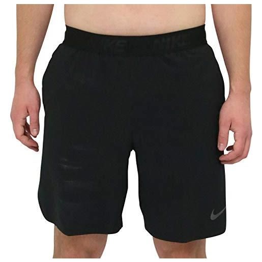 Nike flx vent max 2.0 pantaloncini pantaloncini da uomo, uomo, black/mtlc hematite, xl