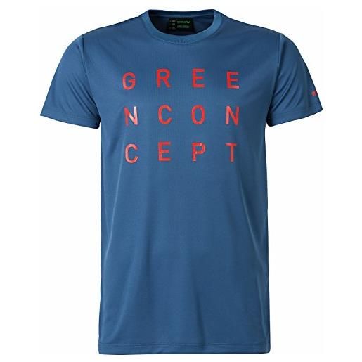 Erima herren green concept t shirt, uomo, green concept t-shirt, dark blue, 4xl