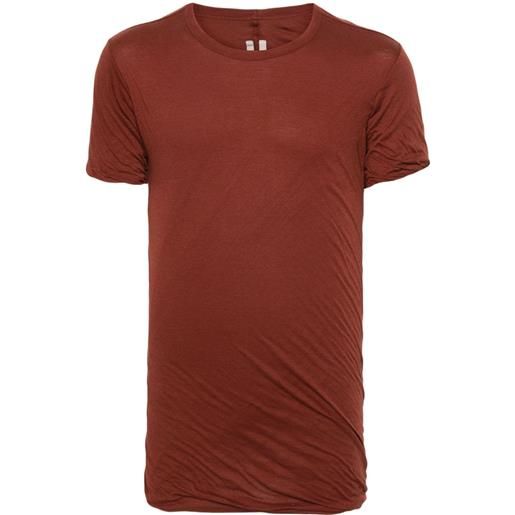 Rick Owens t-shirt double ss - marrone