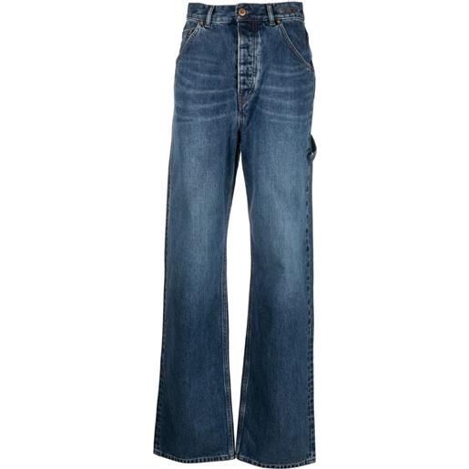 Chloé jeans a gamba ampia - blu