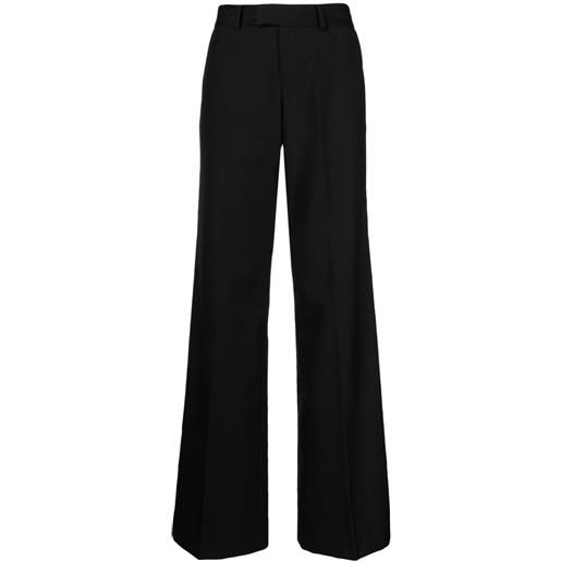 Kiki de Montparnasse pantaloni a vita alta svasati - nero