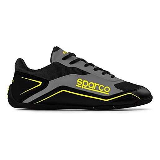 Sparco 00128839ngrg, mocassino unisex-adulto, nero, 39 eu