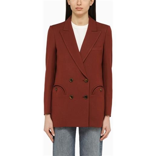 Blazé Milano giacca aresteas color ruggine in misto lino. 
