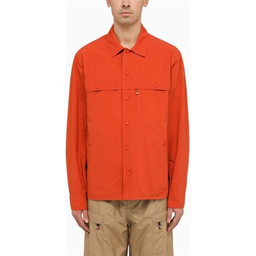 Moncler Grenoble giacca camicia nax rossa