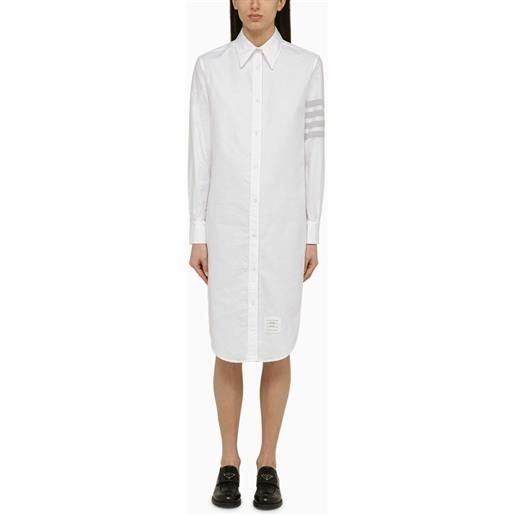 Thom Browne abito chemisier bianco in cotone