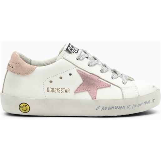 Golden Goose sneaker super-star bianca/rosa