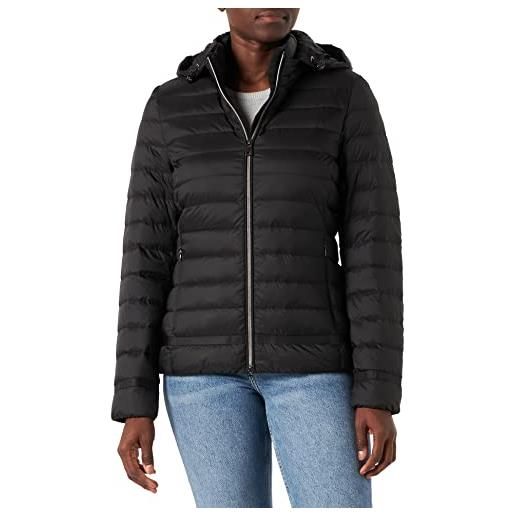 Geox w jaysen hood jkt, piumino donna, nero d, 40