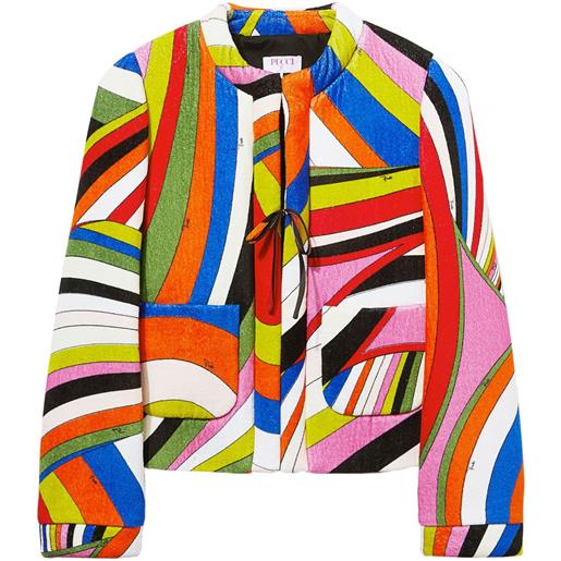 PUCCI giacca con stampa iride - multicolore