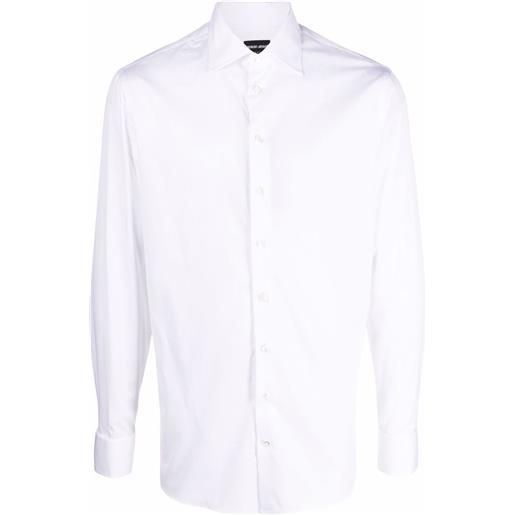 Giorgio Armani camicia a maniche lunghe - bianco