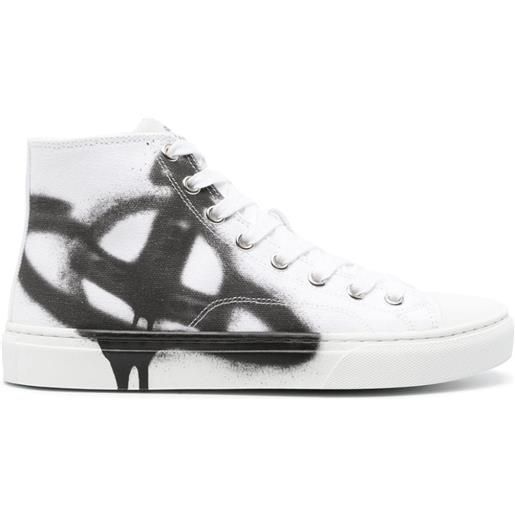 Vivienne Westwood sneakers alte plimsoll - bianco