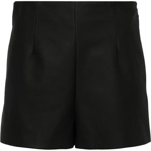 Moschino shorts denim con applicazione - nero