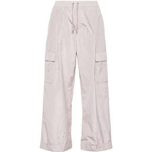 Herno pantaloni con coulisse - grigio