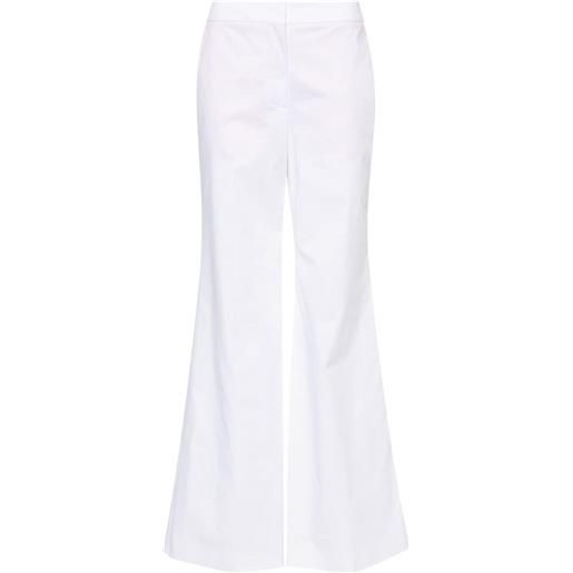 Moschino pantaloni svasati - bianco
