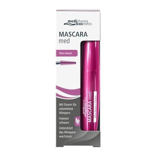 Medipharma cosmetics mascara med ultra boost schwarz wimperntusche, 1.0 pz penna