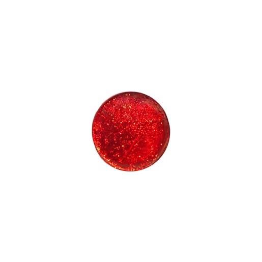Ellen Kvam Jewelry ellen kvam arctic circle ciondolo - rosso, misura unica, vetro, nessuna pietra preziosa
