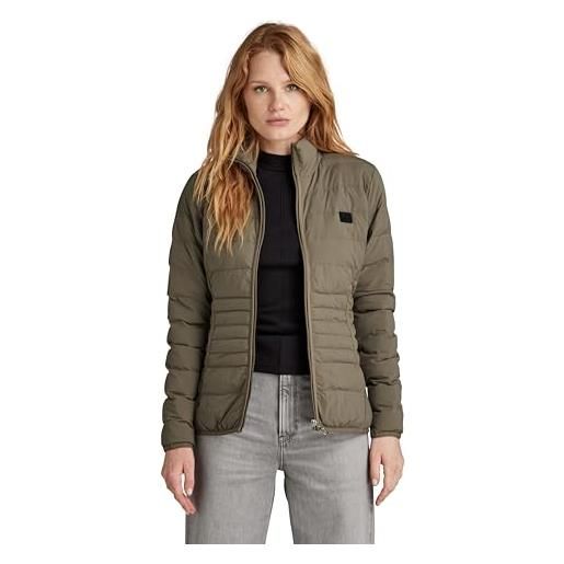 G-STAR RAW packable light weight padded jacket donna, marrone (turf d24260-b958-273), m