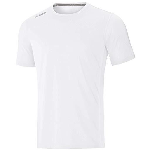 JAKO maglietta da uomo run 2.0, uomo, t-shirt, 6175, bianco, 3xl