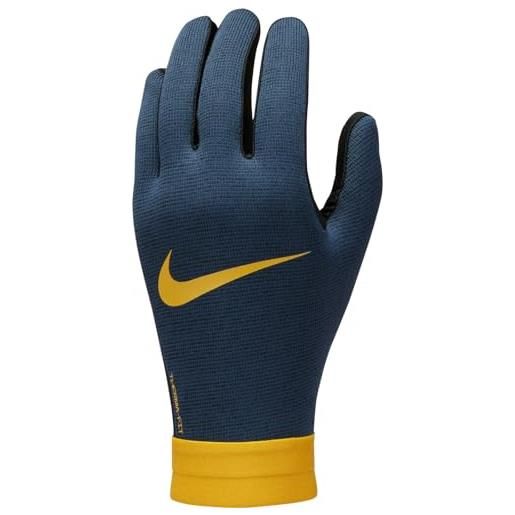 Nike fj4861-010 - guanti unisex per giocatore di campo, nero/blu navy/giallo, fj4861-010, l