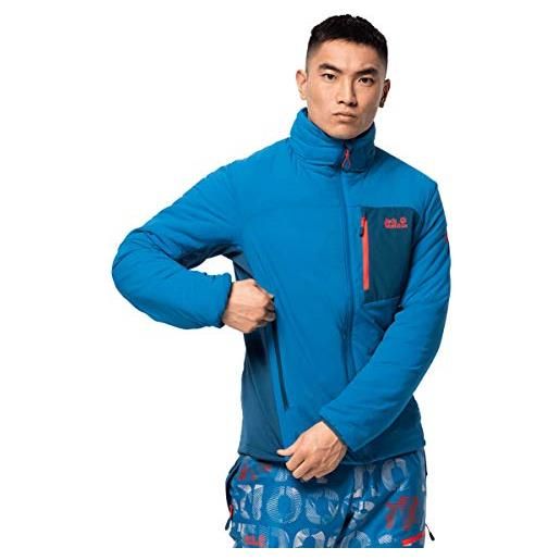 Jack Wolfskin atmos jacket m, giacca uomo, blue pacific, l
