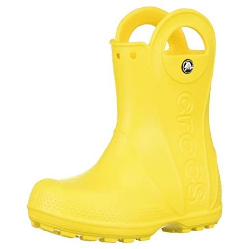 Crocs, rubber boots, yellow, 32 eu