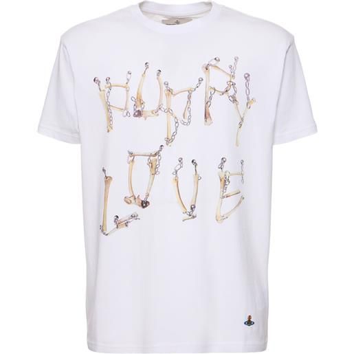 VIVIENNE WESTWOOD t-shirt in cotone con stampa