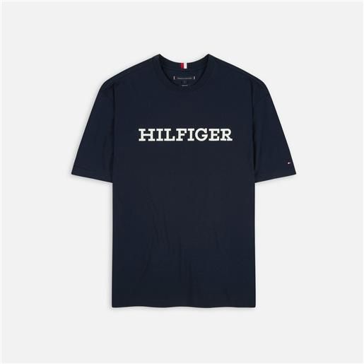 Tommy Hilfiger monotype embro archive fit t-shirt desert sky uomo