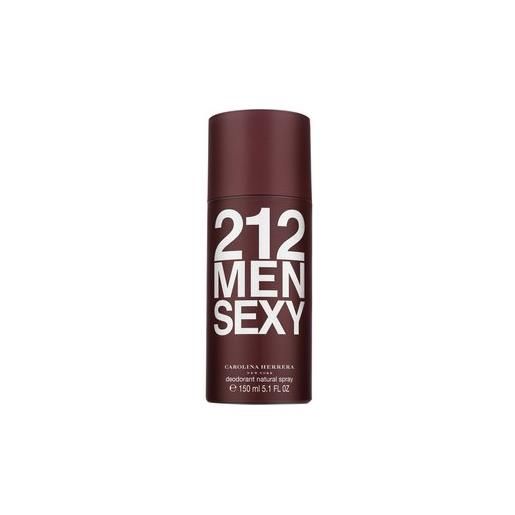 Carolina Herrera 212 sexy for men deospray da uomo deodorante per uomini 150 ml