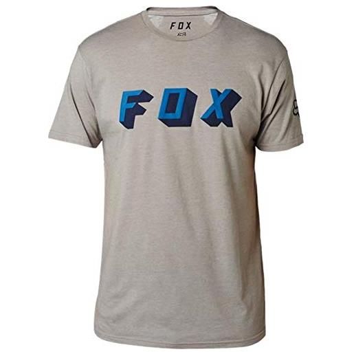 Fox t-shirt barring premium, grey, taglia l