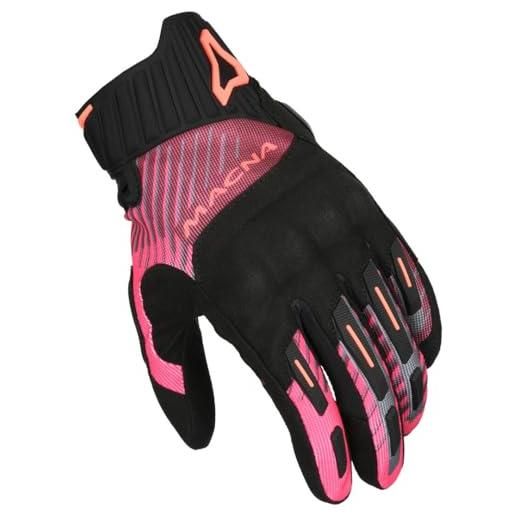 Macna guanti da moto octar 2.0 da donna xs rosa/nero