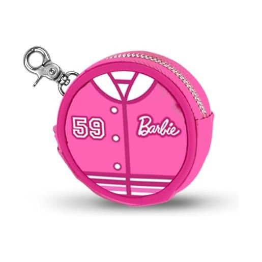 Barbie varsity-portamonete cookie, rosa, 8,7 x 8,7 cm
