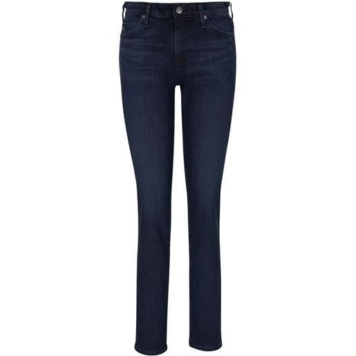 AG Jeans jeans farrah skinny a vita alta - blu