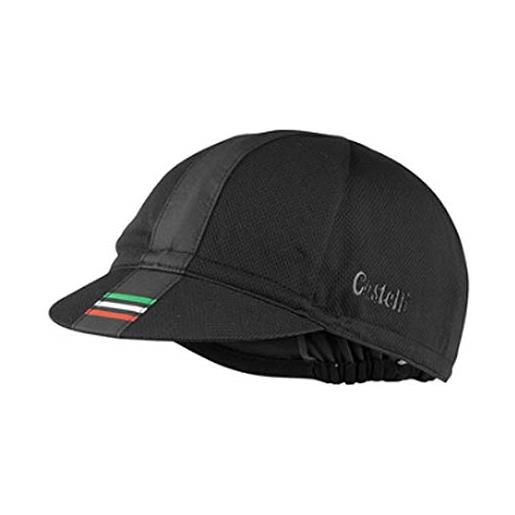 Castelli performance 3 cycling cap, cappellino uomo, black, uni