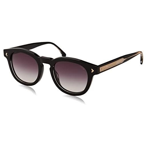Lozza sl4299 0888 sunglasses plastic, standard, 49, nero, unisex-adulto