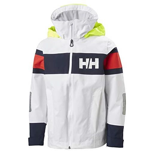 Helly Hansen jr salt 2 jacket white junior unisex 8