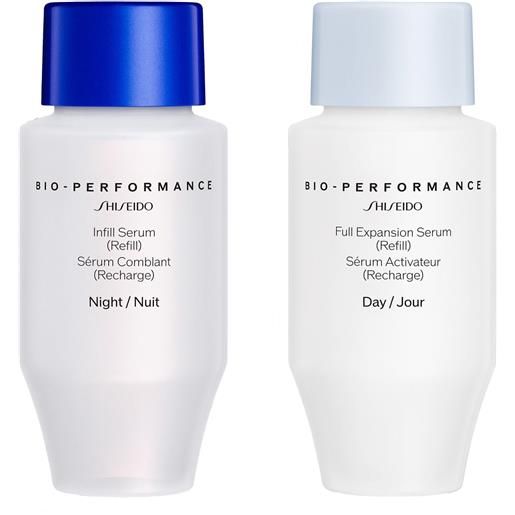 Shiseido skin filler serum refills 2x30ml filler antirughe, siero viso antirughe
